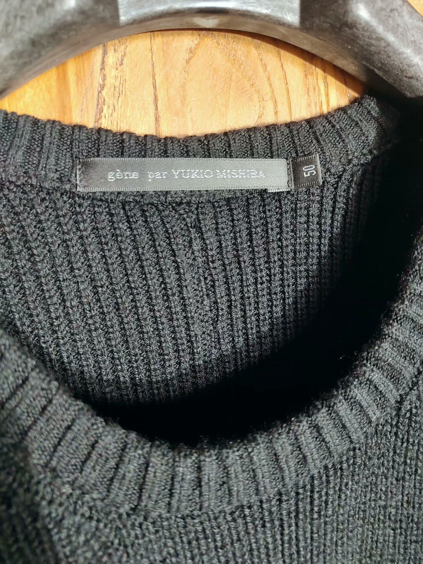 YUKIO MISHIMA Black Knit Sweater