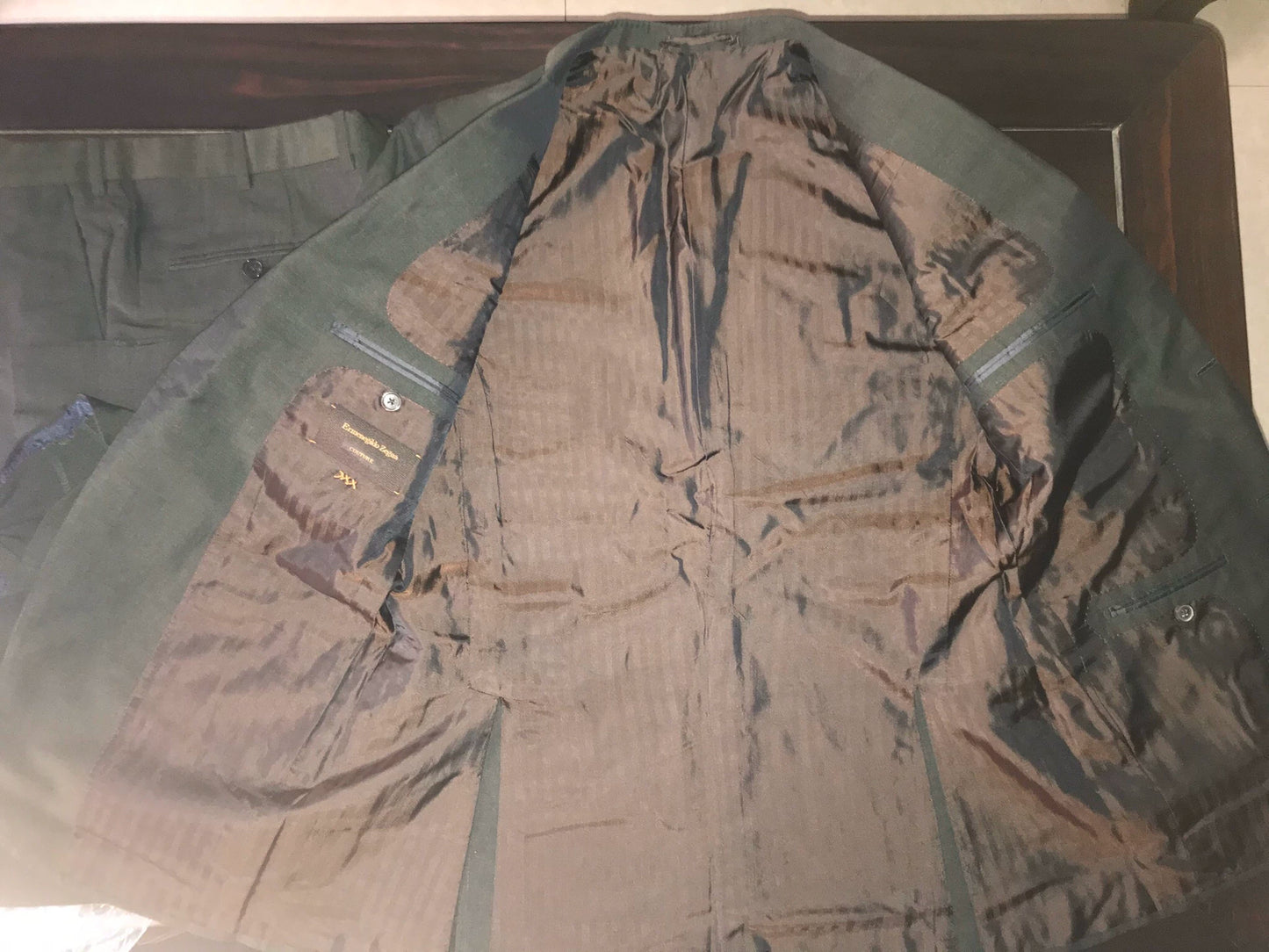 zegna high-end handmade suit set size 50