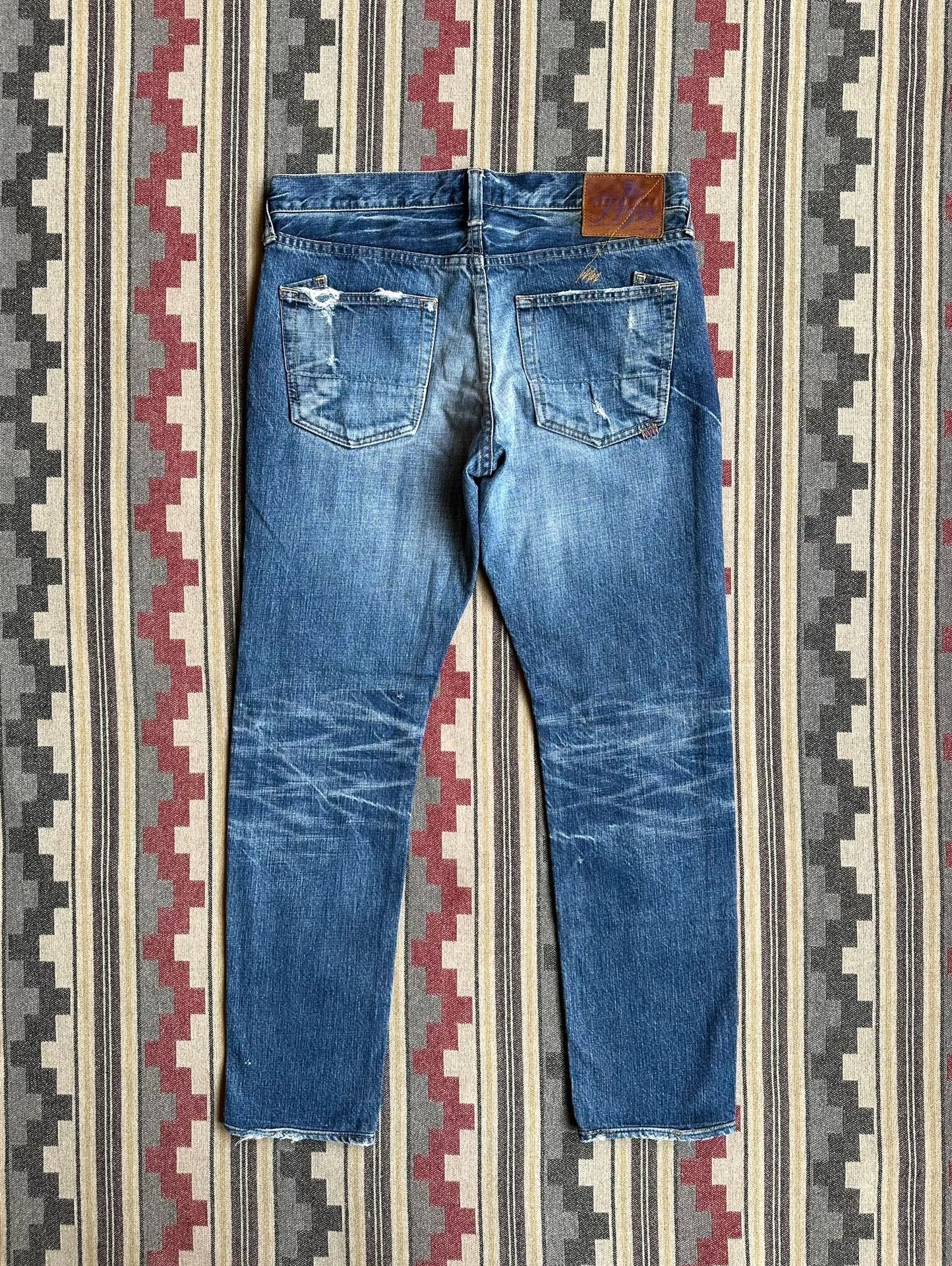 Prps Heavily Washed Distressed Jeans