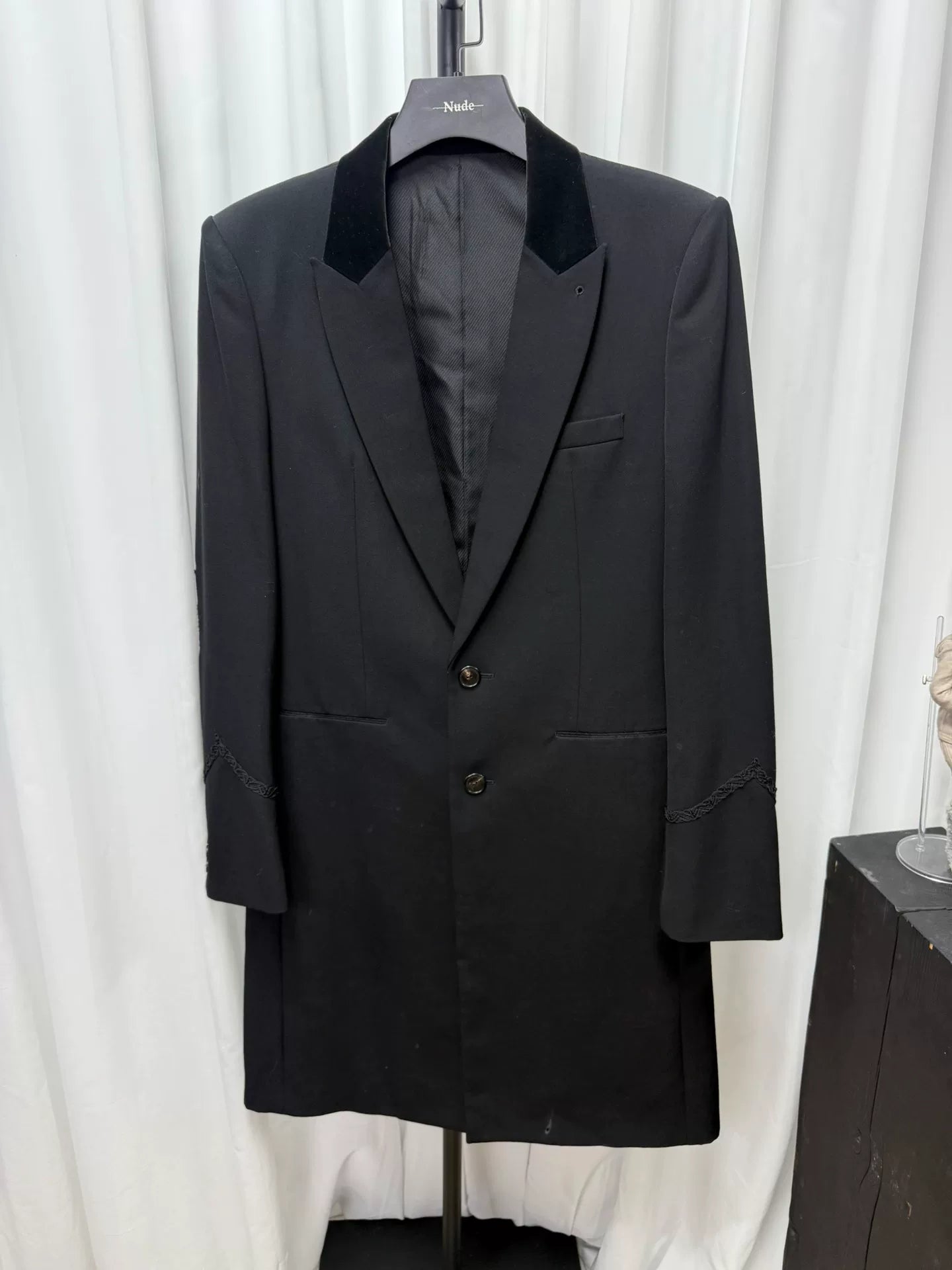 Number Nine Velvet Handwoven Coat