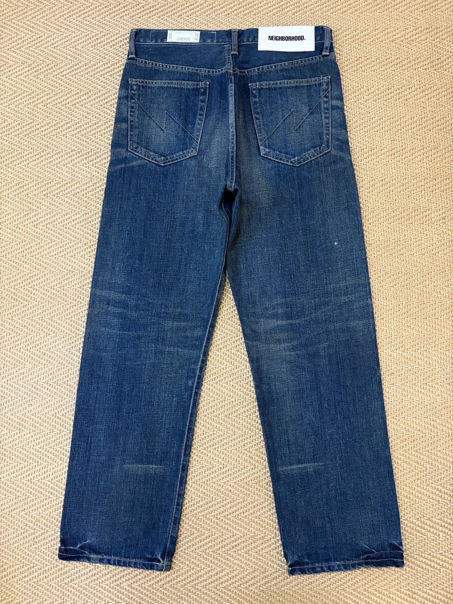 NEIGHBORHOOD WASHED DENIM JEANS