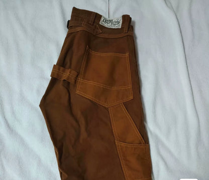 Brown Freewheelers Work Pants Size 32