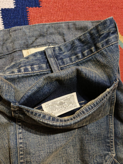 RRL Limited Yellow Mud Wash Jeans