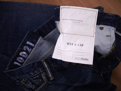 VISVIM SOCIAL SCULPTURE 10 Denim Jeans