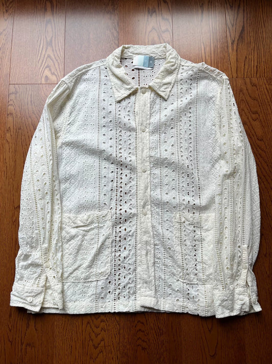 Kith Cotton Eyelet Collared Overshirt