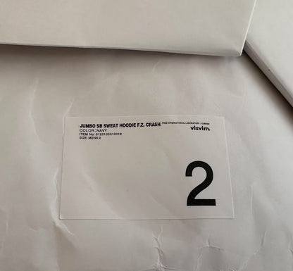 visvim jumbo sb sweat hoodie navy