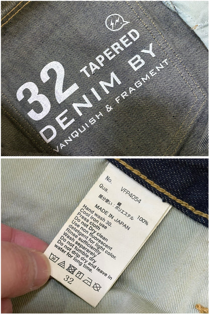 Denim by Vanquish & Fragment Lightning Splatter Jeans