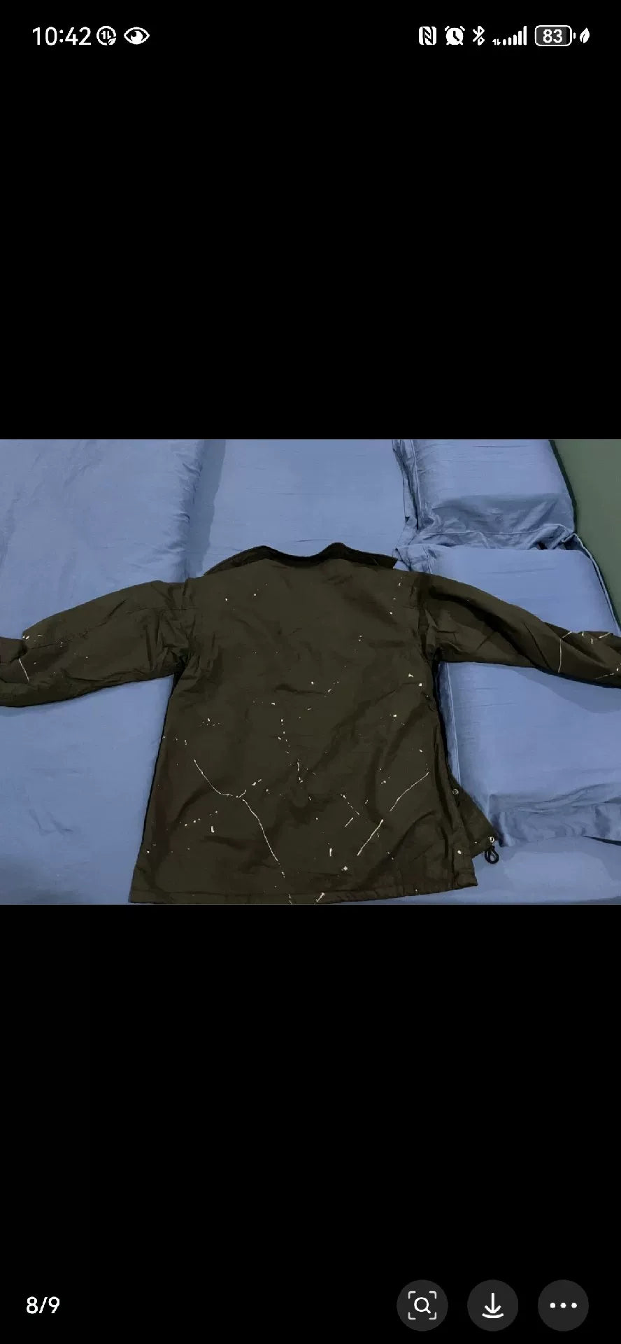 Visvim 20AW ICT Splatter Paint Coach Jacket