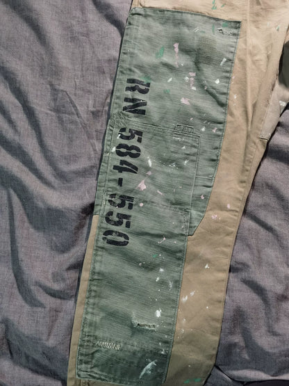 Ralph Lauren Distressed Patch Sashiko Work Pants