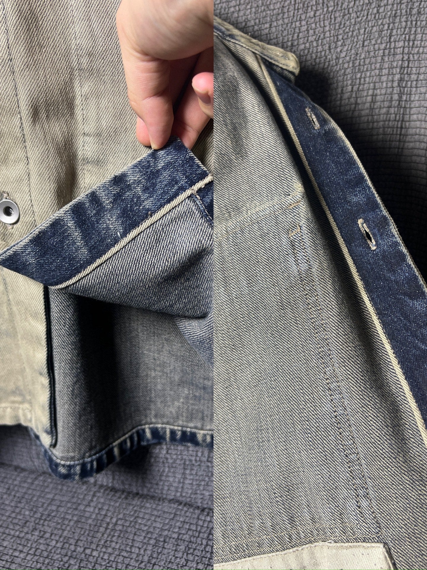 Rick Owens 22FW Denim Shirt Jacket