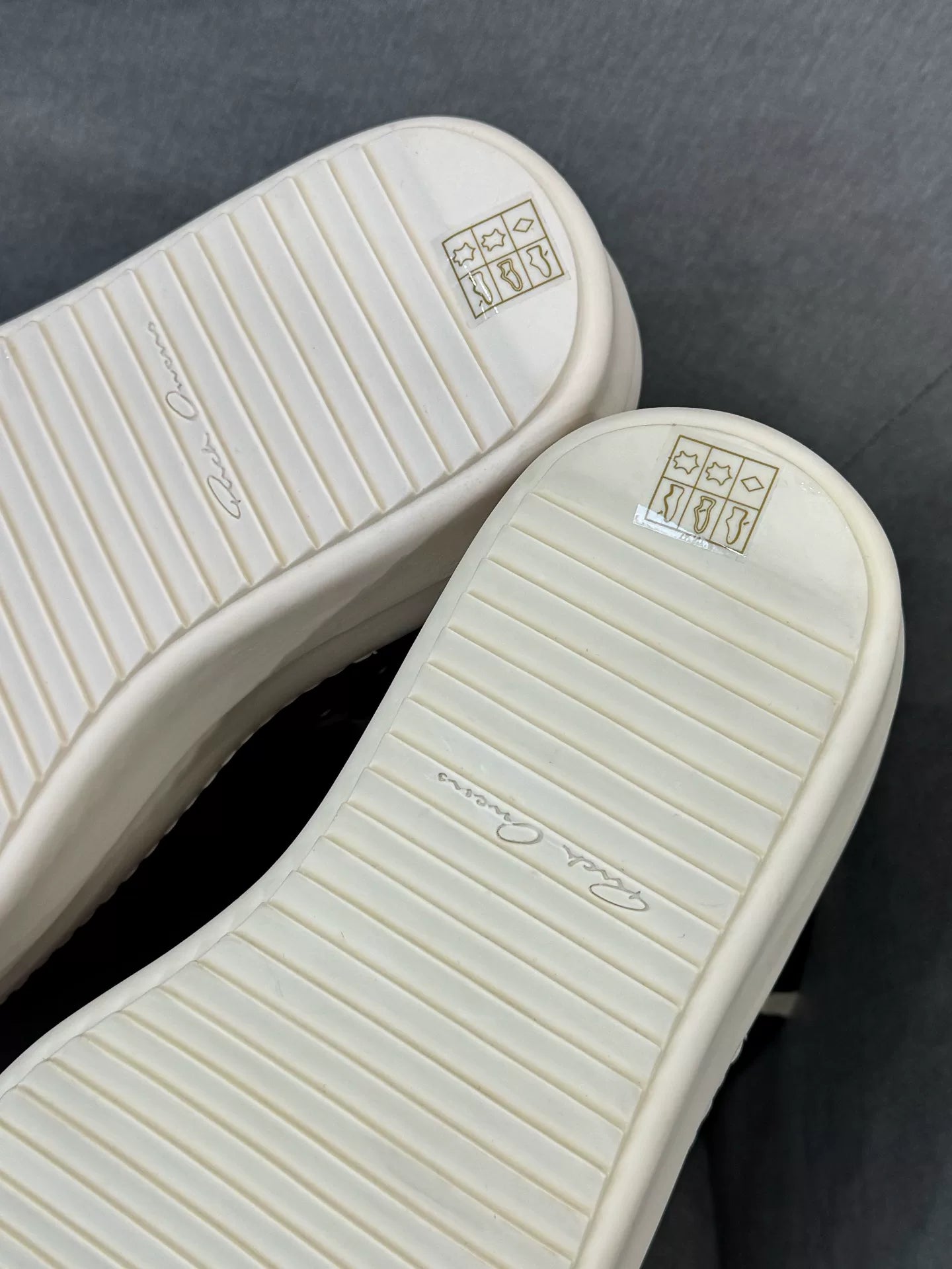 Rick Owens Thick Sole High Top Sneakers