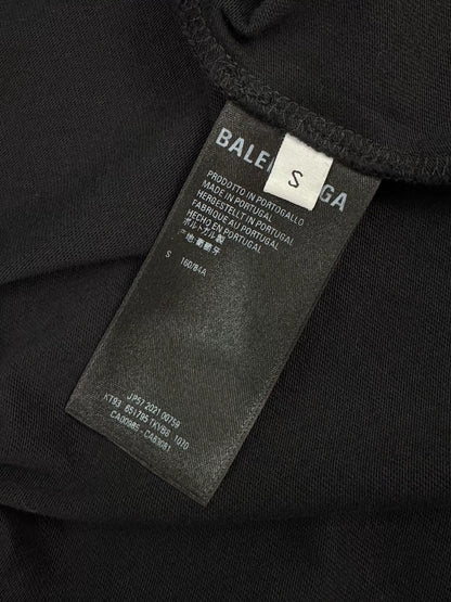 Balenciaga Distressed Print Short Sleeve T-shirt