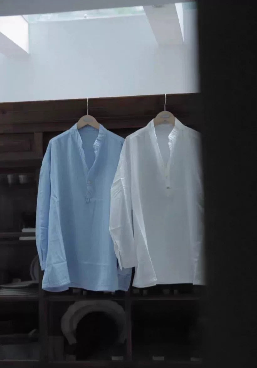 Porter Classic Suvin Gold Long-Sleeve Shirt