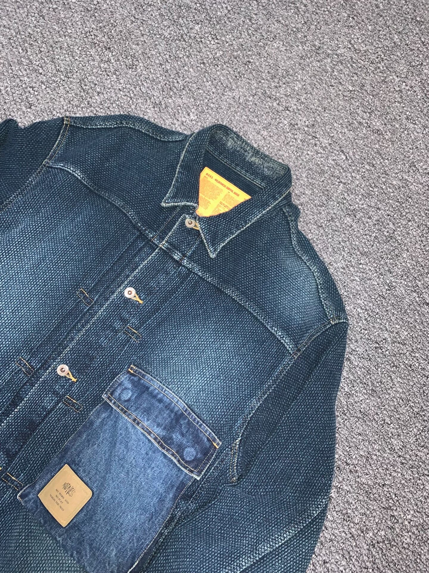 MADNESS STANDBY Sashiko Denim Jacket