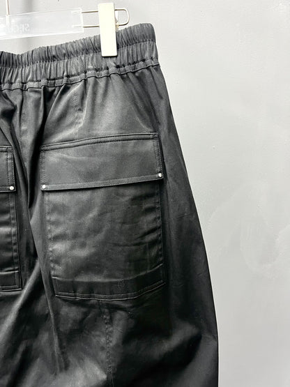 Rick Owens Main Line Cropped Black Pants