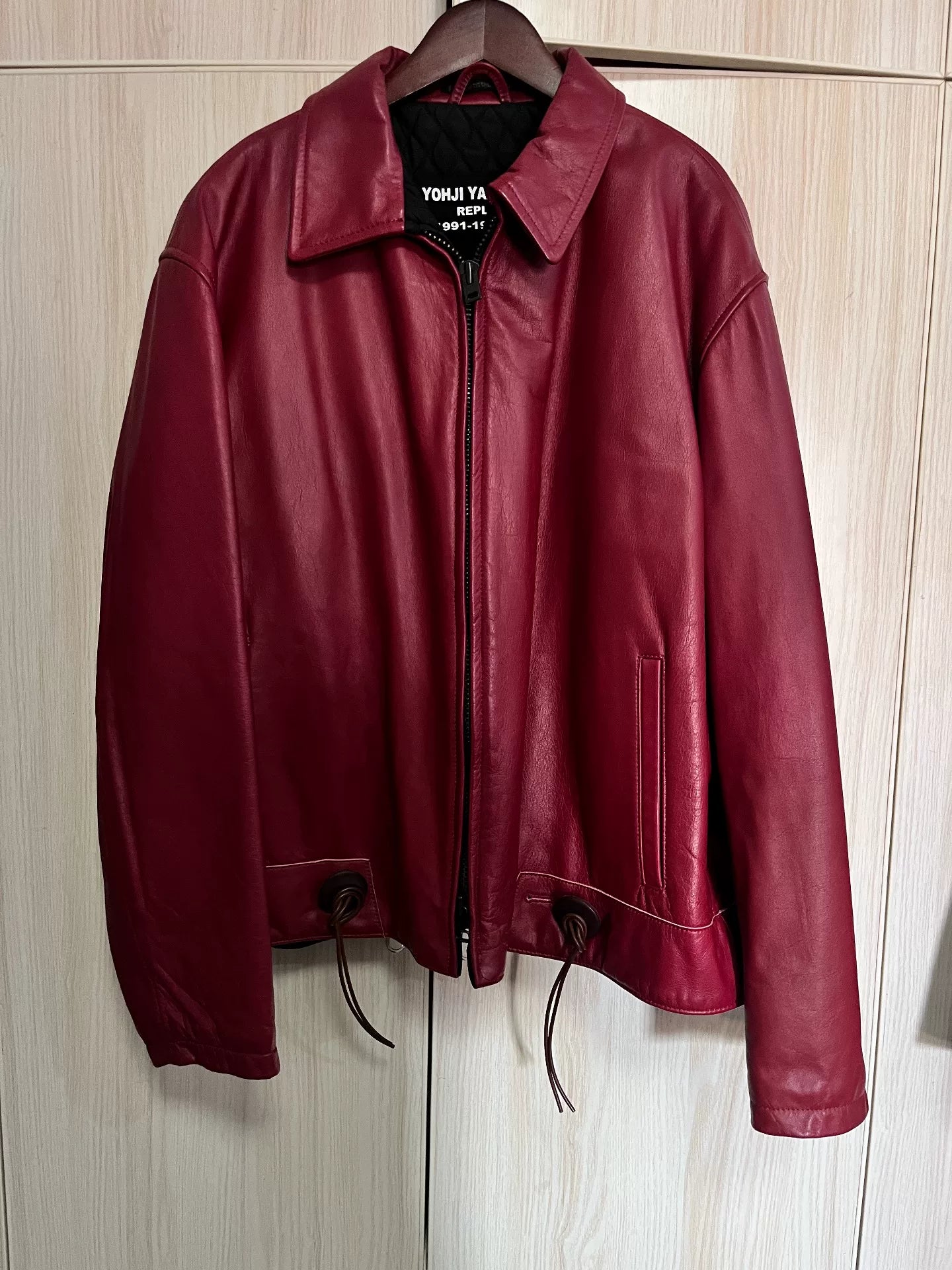 Yohji Yamamoto Replica Leather Jacket