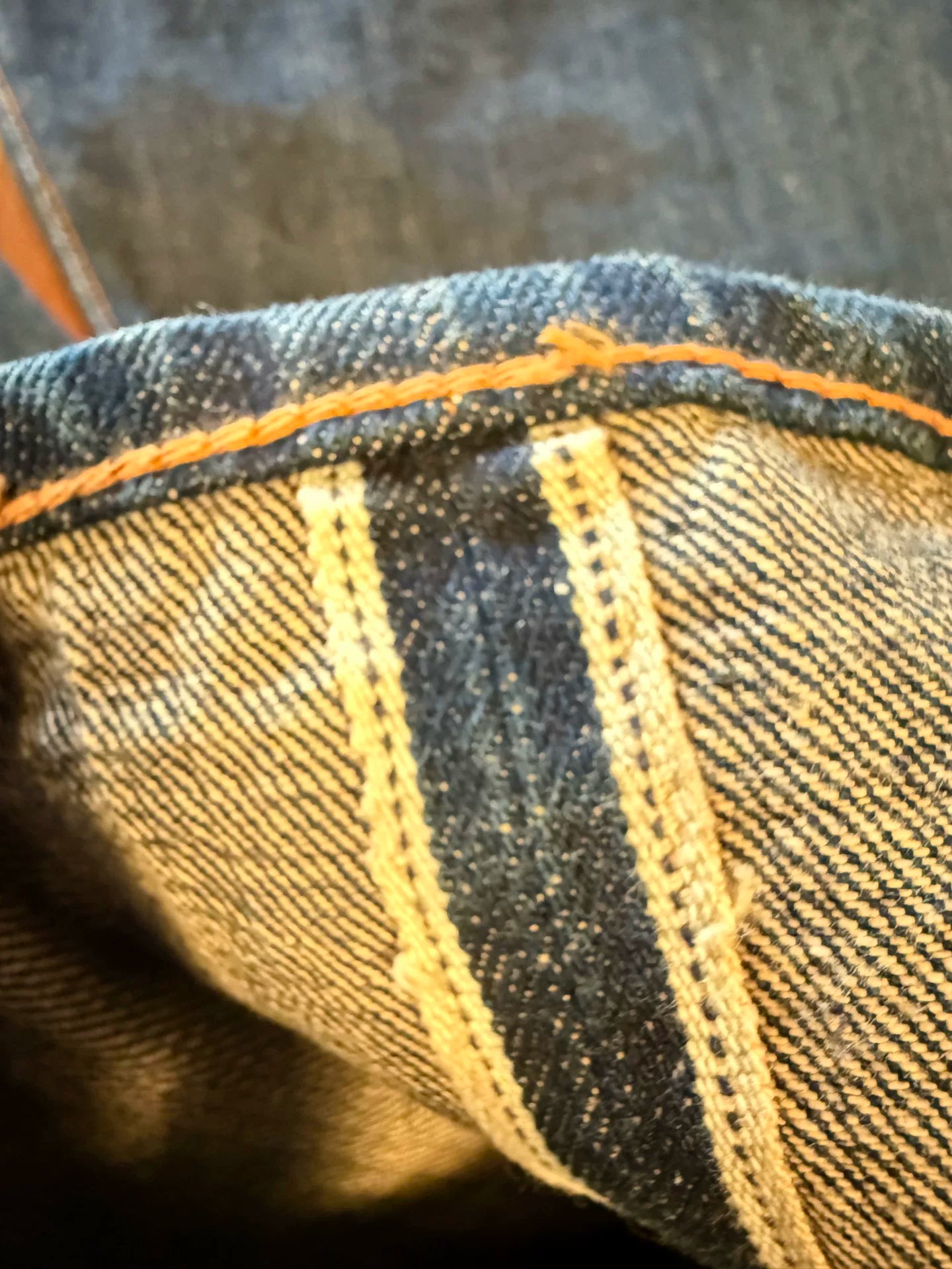 LVC 201 555 Factory Copper Button Selvedge
