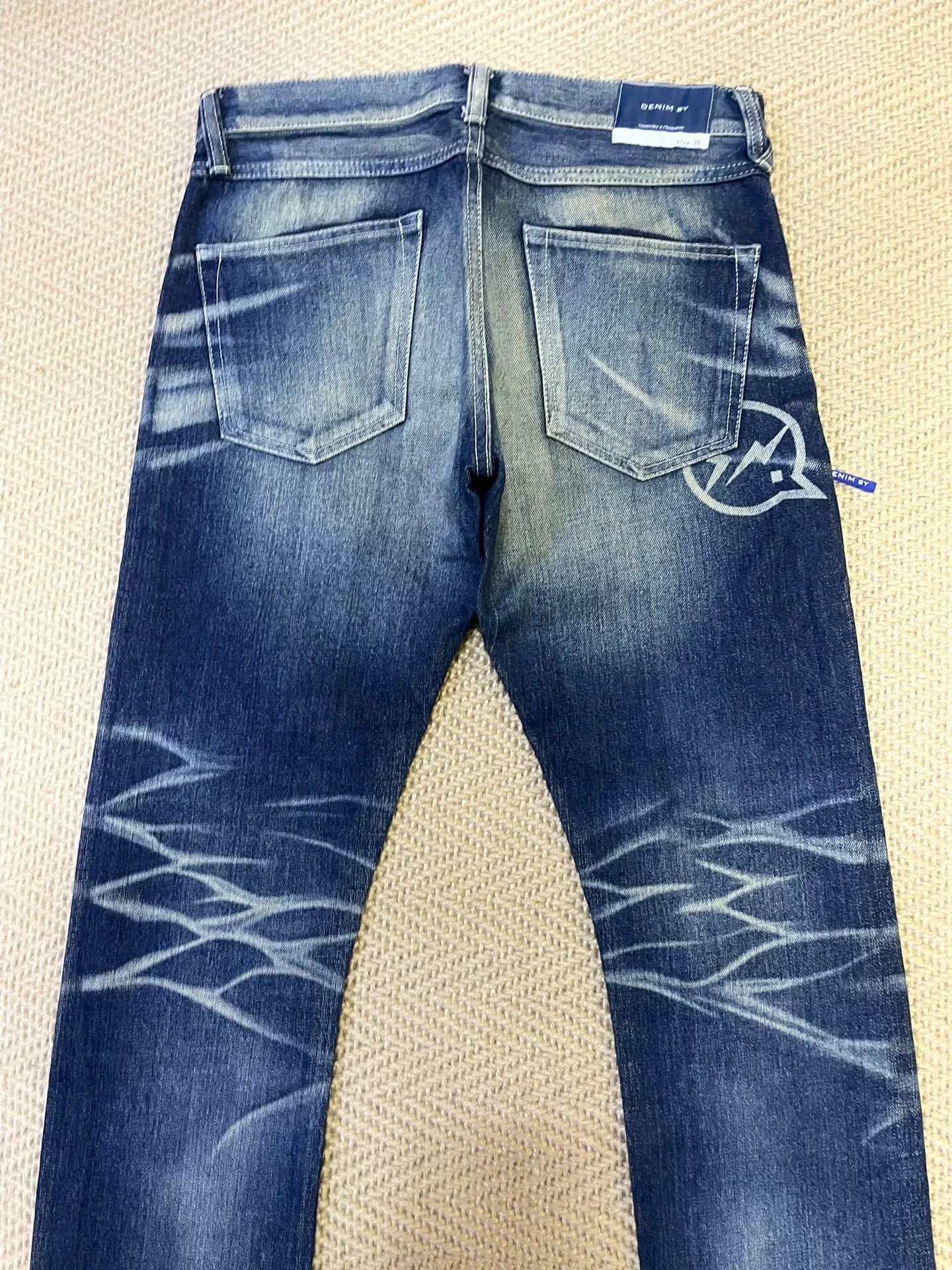 vanquish fragment vintage wash denim jeans