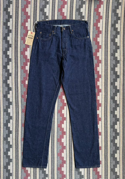 warehouse 1105 raw denim straight jeans