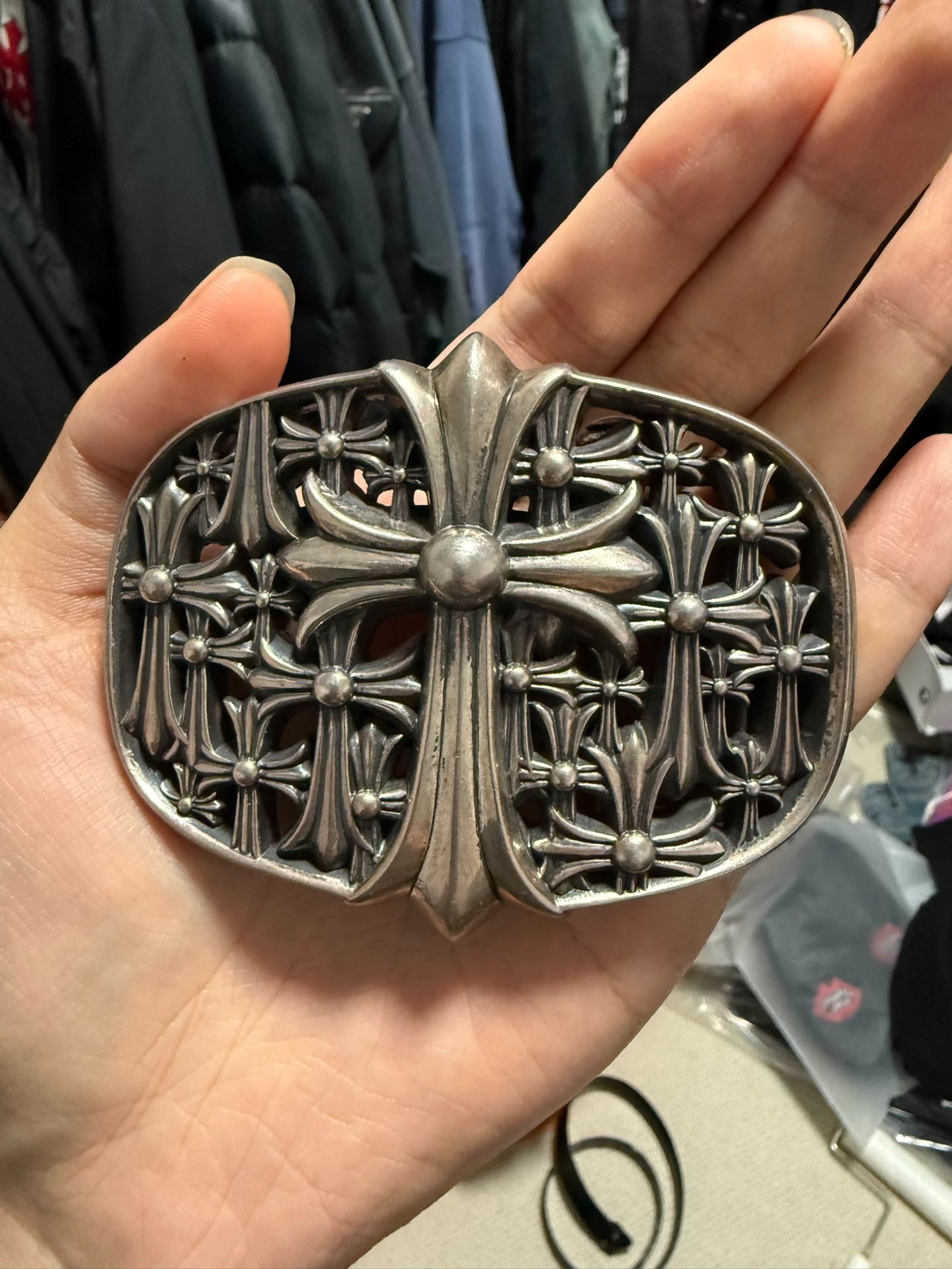 Chrome Hearts Tombstone Belt Buckle