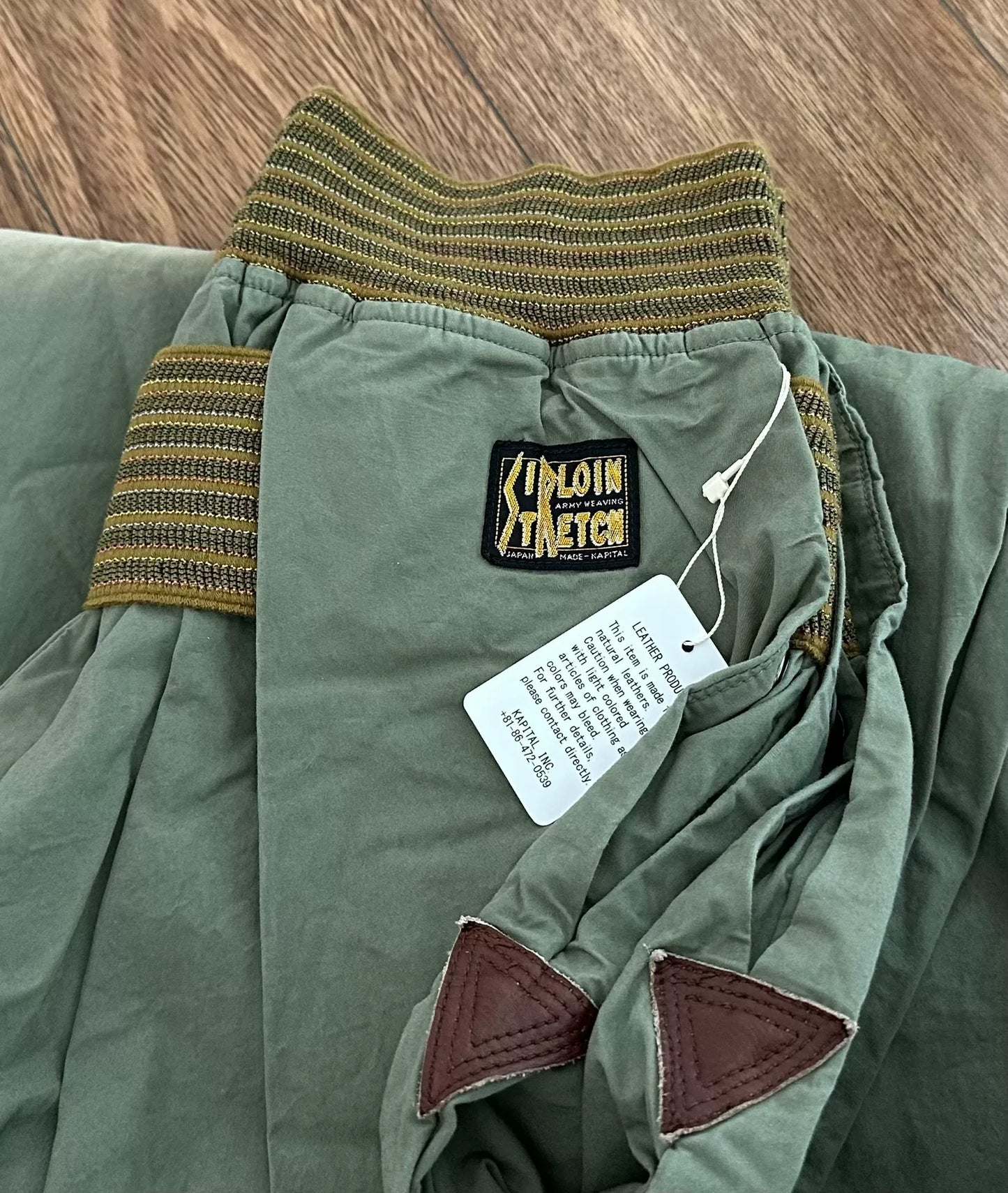 kapital vintage relaxed fit cargo pants