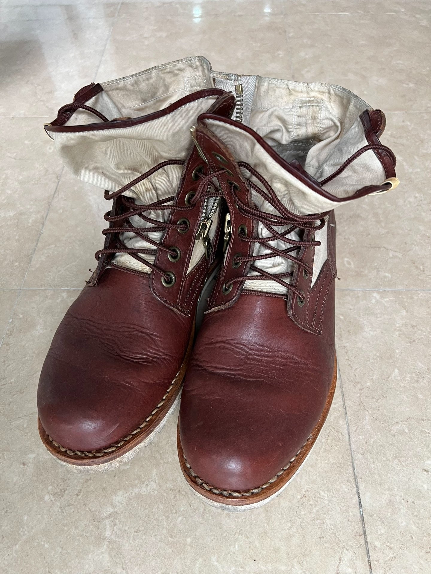 Visvim 7HOLE 73-FOLK Military Boots