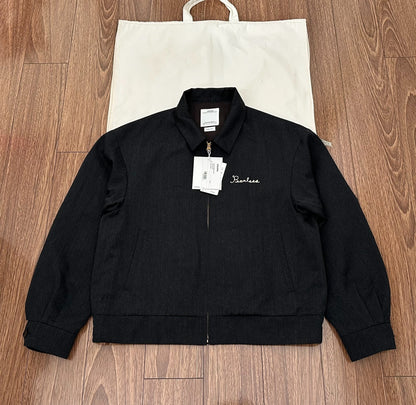 visvim alcan jkt black wool blend jacket