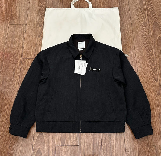 visvim alcan jkt black wool blend jacket