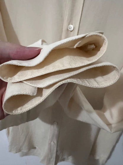 Saint Laurent Beige Silk Classic Shirt