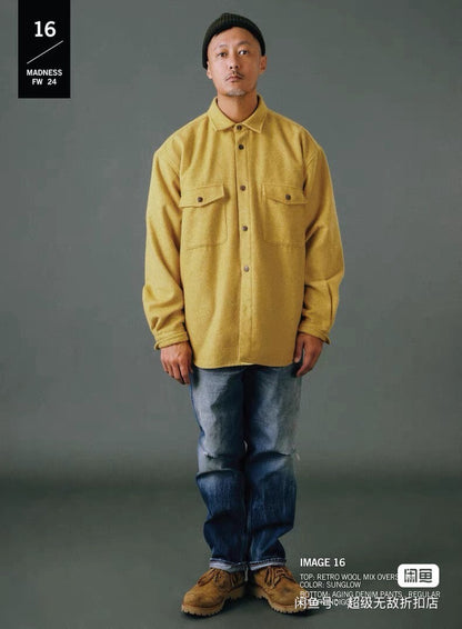 MADNESS Wool Mix Shirt