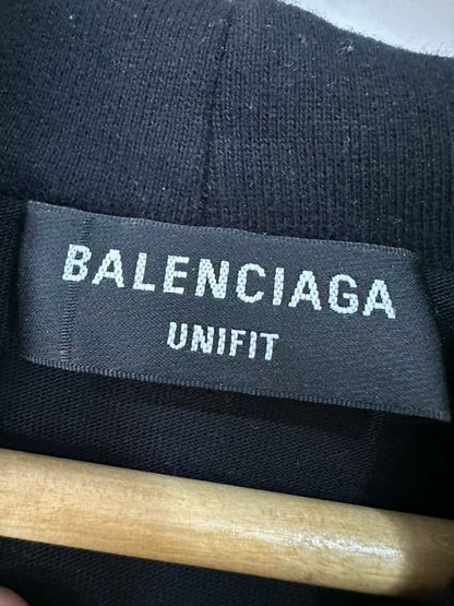 balenciaga oversized distressed hoodie size xs