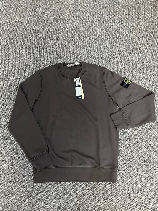 stone island gray sweatshirt size L