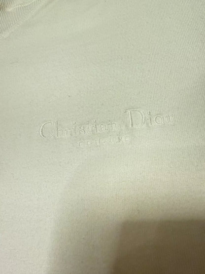 dior embroidered logo crew neck short sleeve