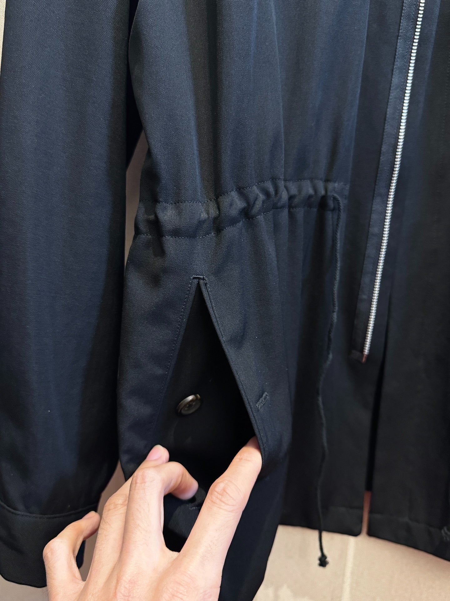 Yohji Yamamoto 89AW Zip Drawstring Jacket