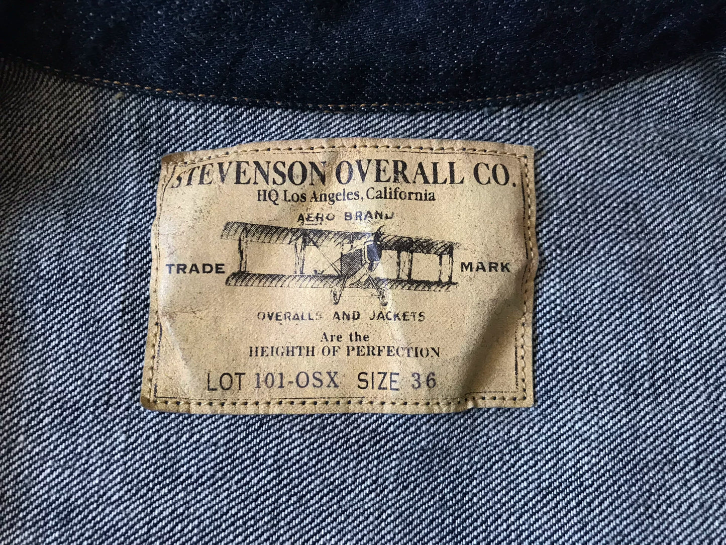 Stevenson Overall Type 1 Denim Jacket