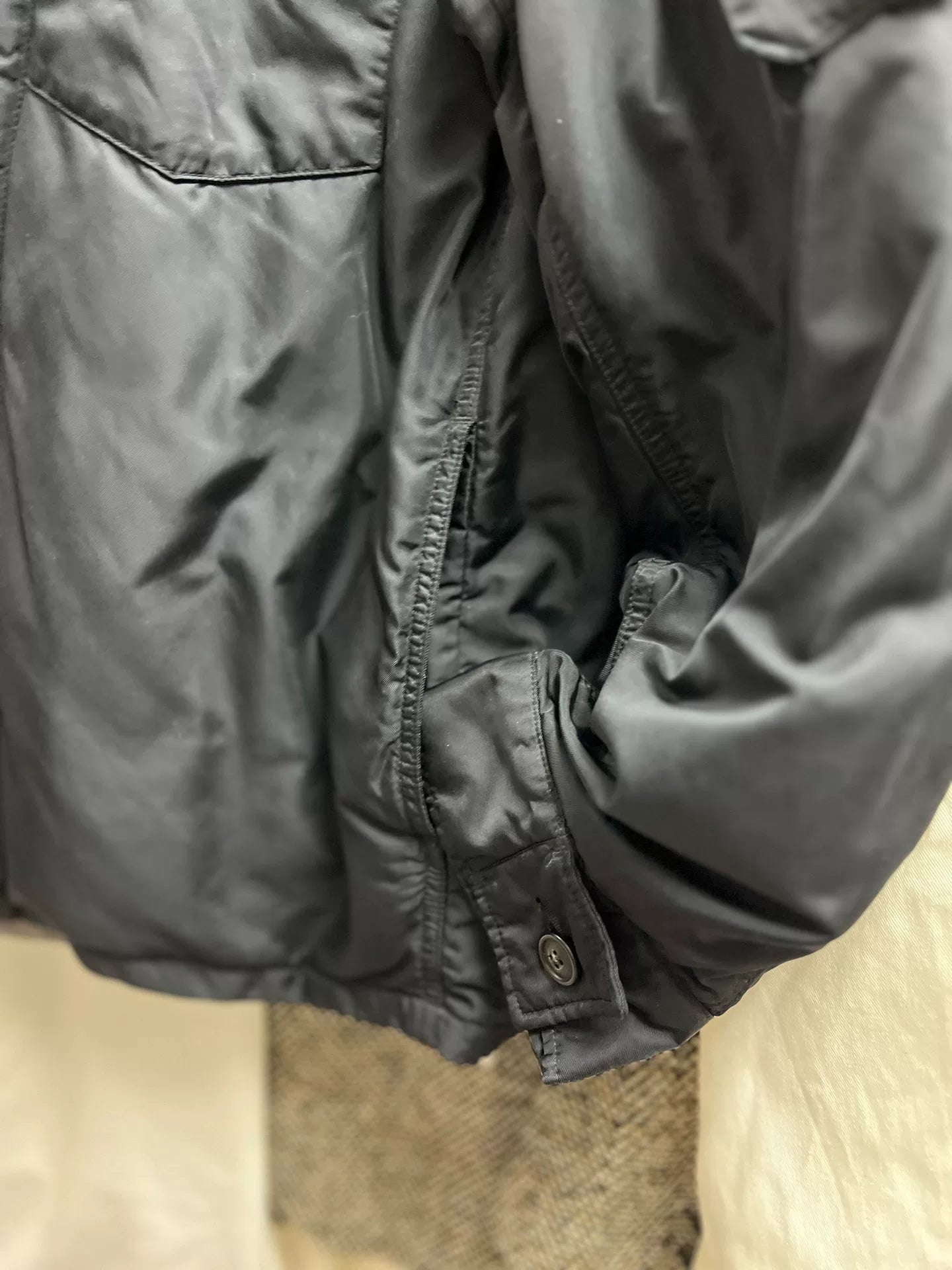 visvim c/d heli crew down shirt jacket