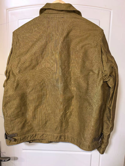 Freewheelers Aviators' Jacket Khaki Beige