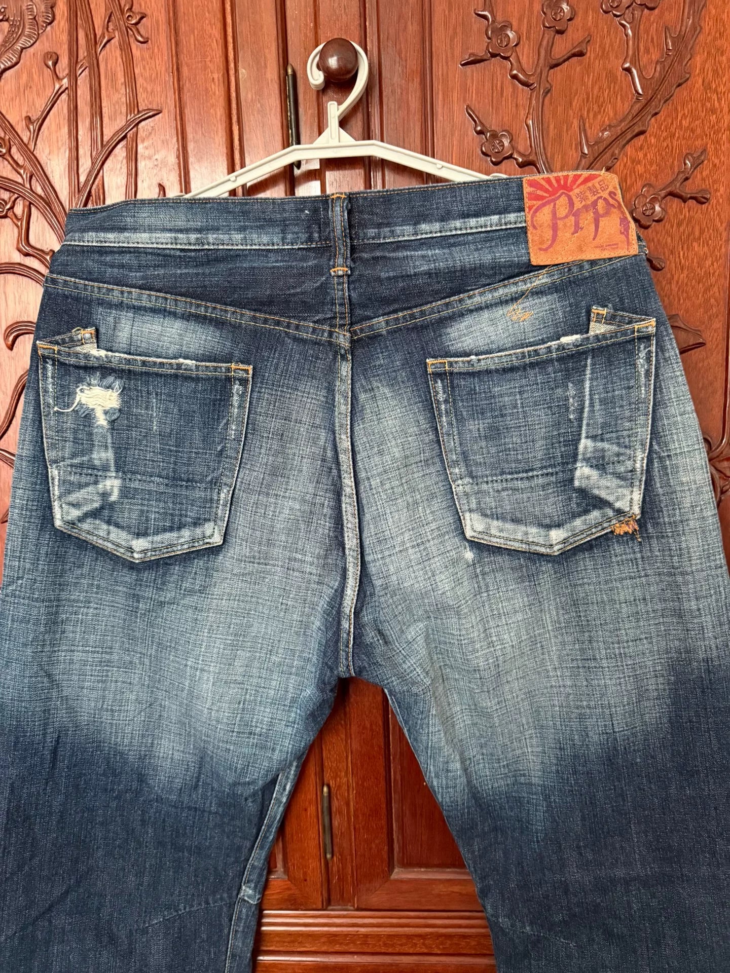 PRPS Men's W38 Wide Straight Jeans