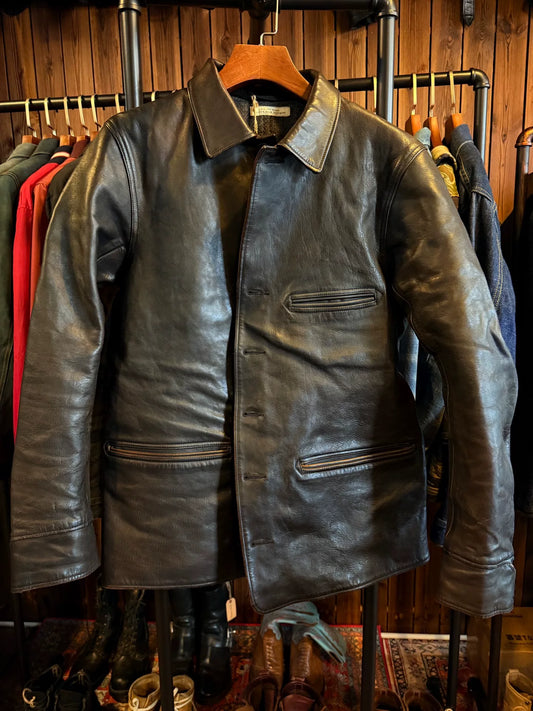 Old Joe Black Horse Leather Brakeman Jacket