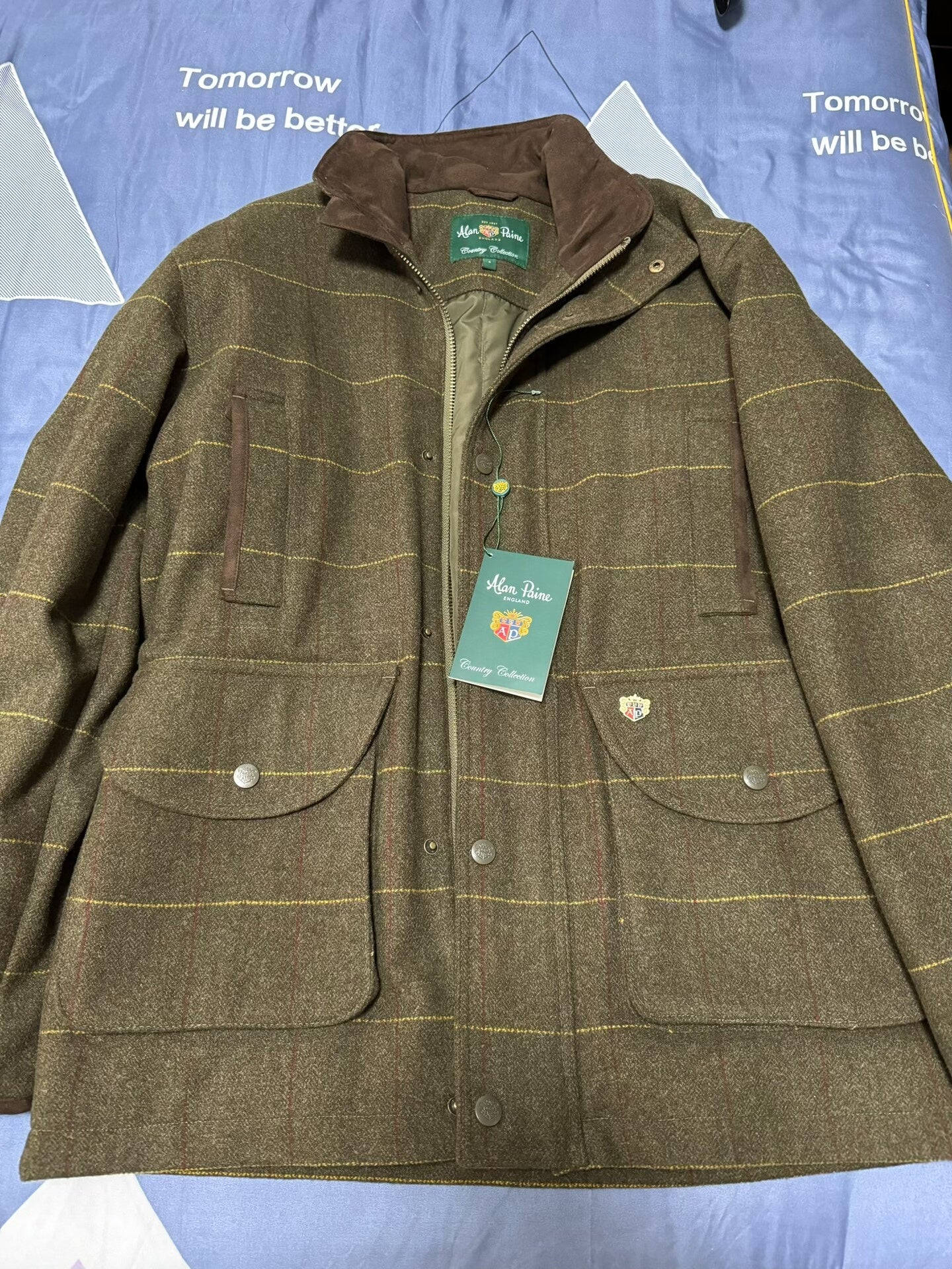 Alan Paine Green Tweed Hunting Coat
