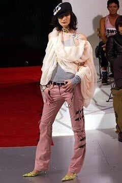 black bondage low-rise pants by Dolce&Gabbana