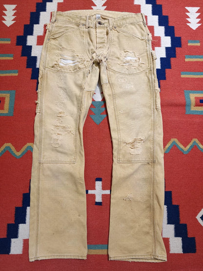 RRL Mud-Dyed Slim Bootcut Work Pants
