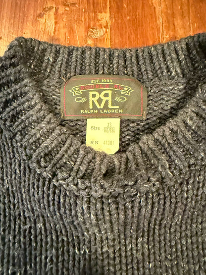 RRL Ralph Lauren Gray Crewneck Sweater