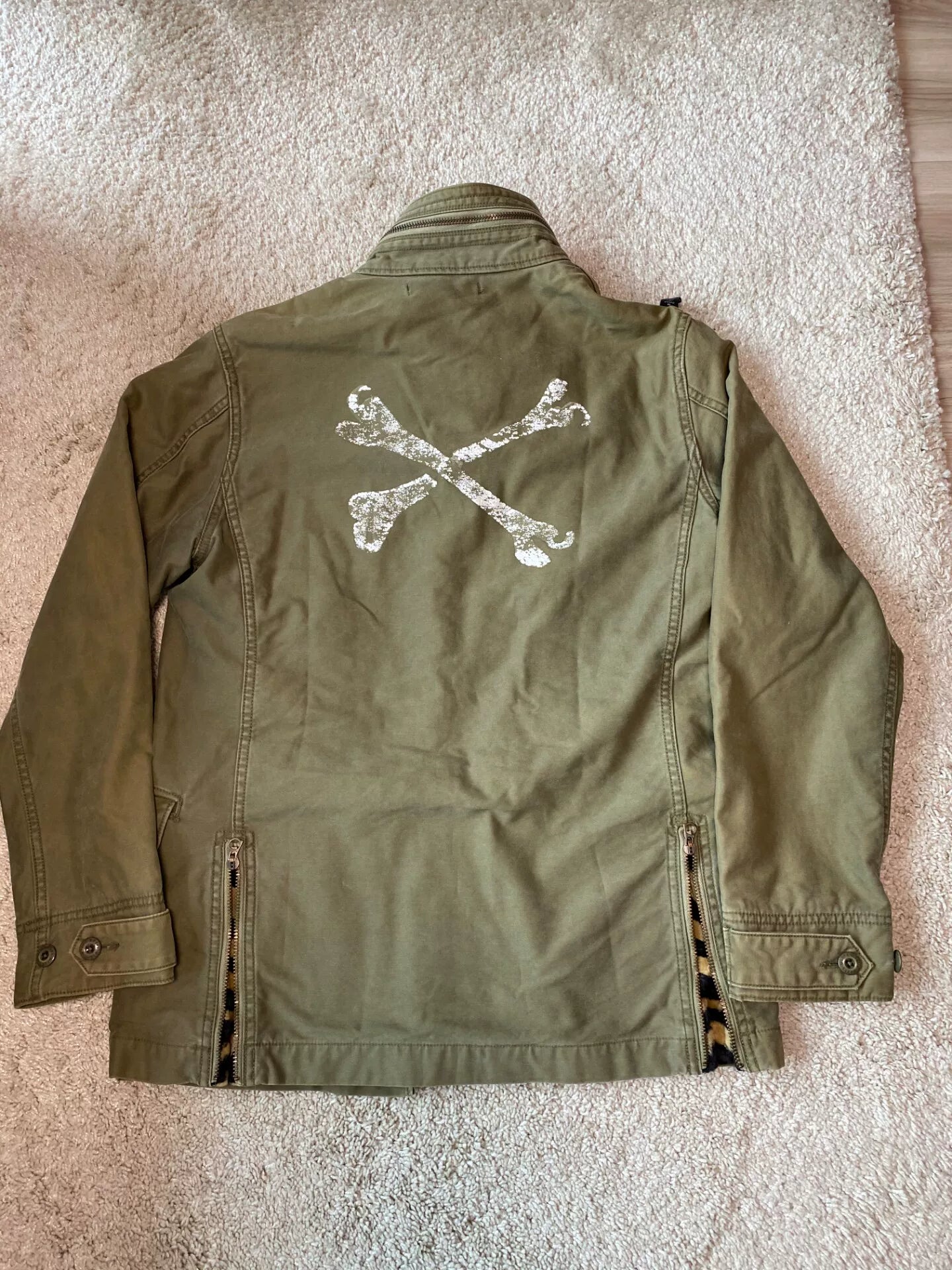 WTAPS M65 Military Jacket with Tiger Stripe Lining