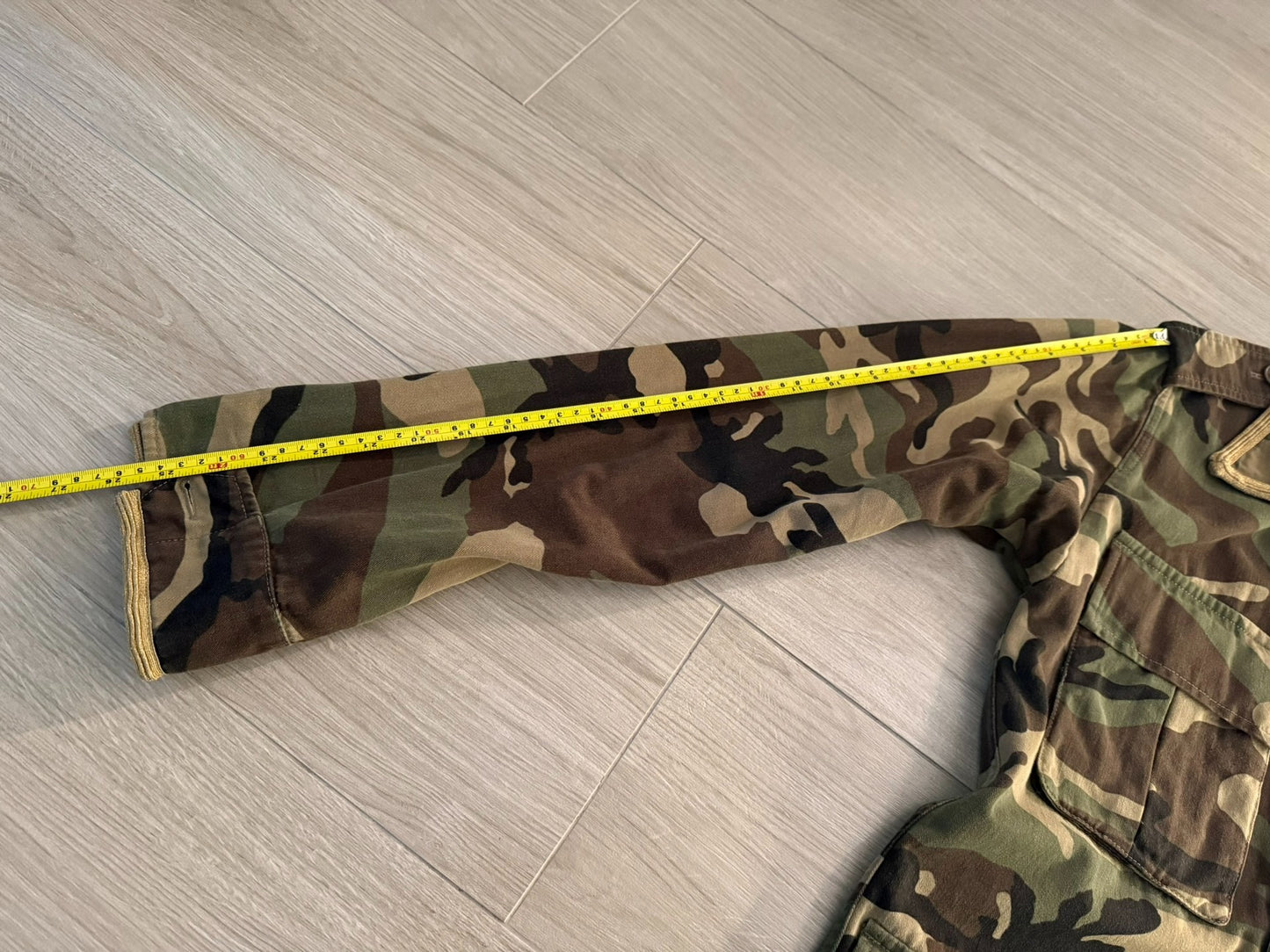 Saint Laurent Hedi Slimane Camouflage Jacket