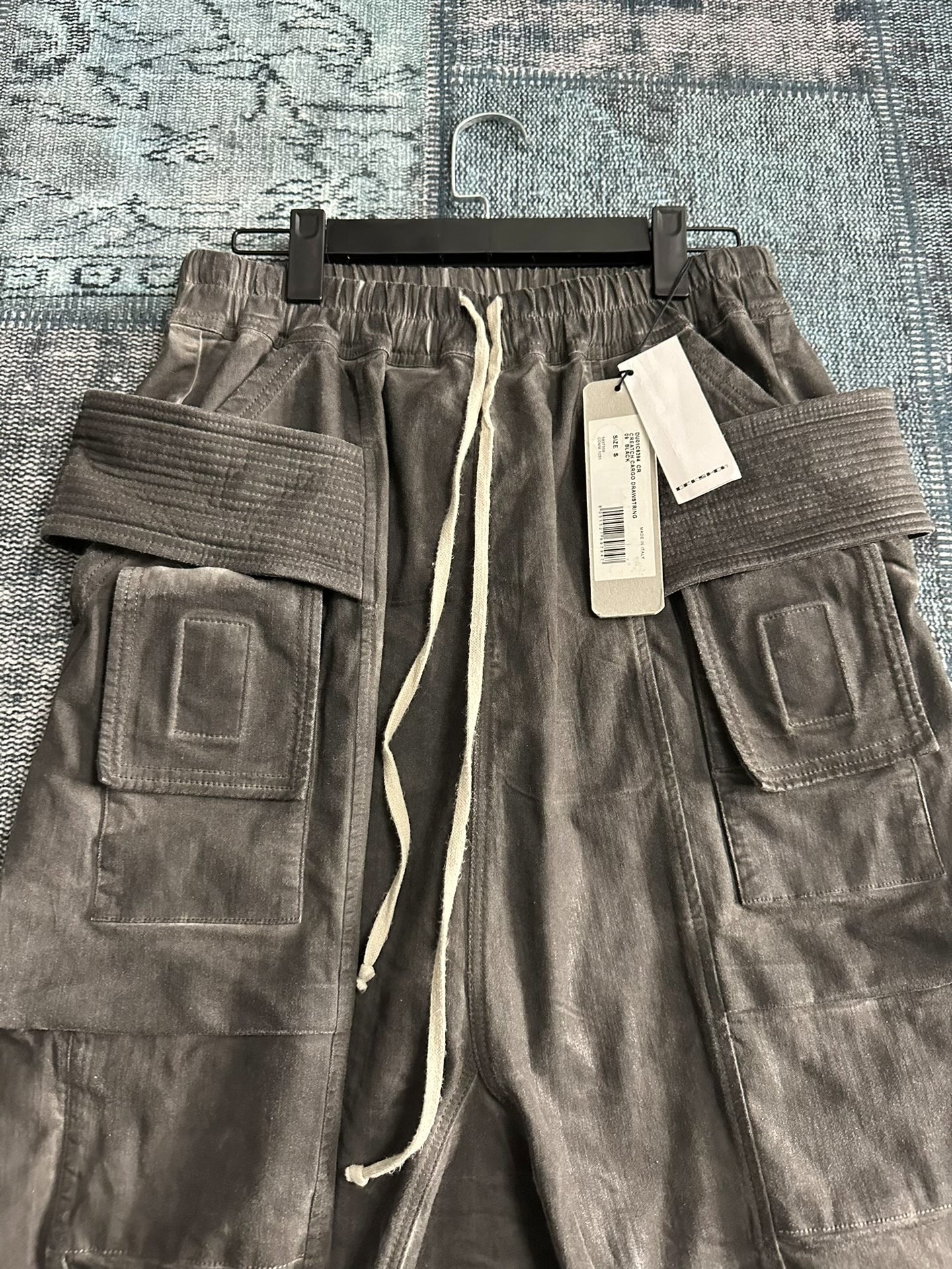 Rick Owens Drkshdw 25SS Waxed Denim Shorts