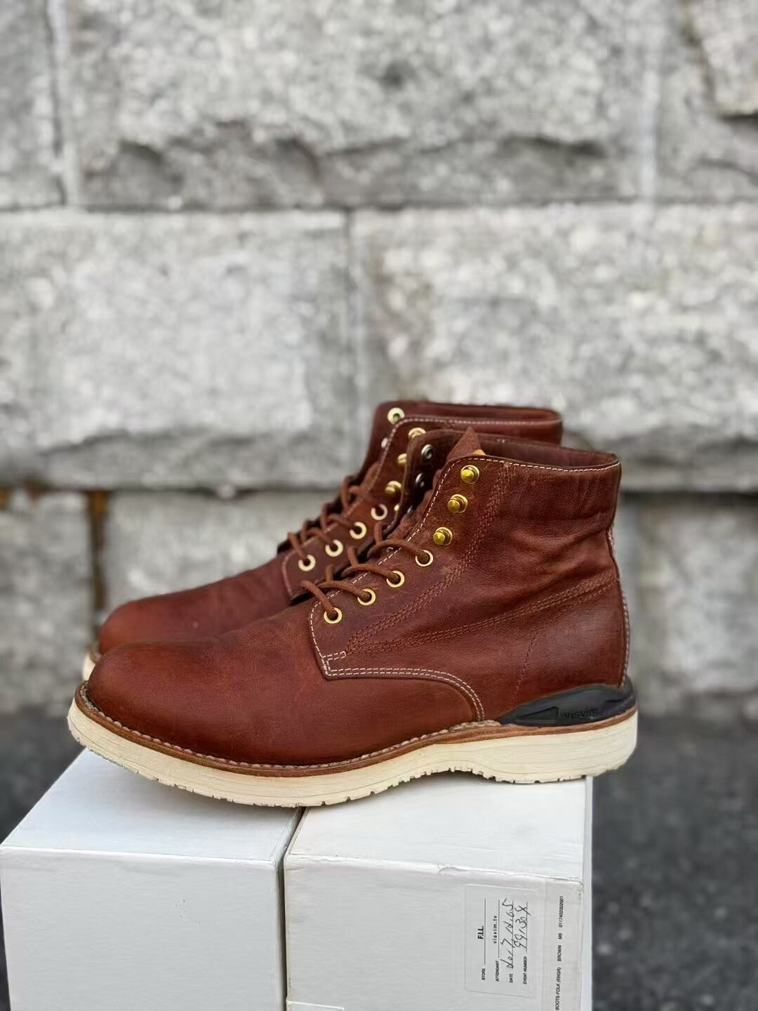 Visvim Virgil Folk Kngr Brown Boots