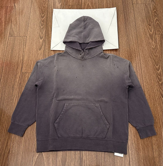 visvim jumbo hoodie in navy blue