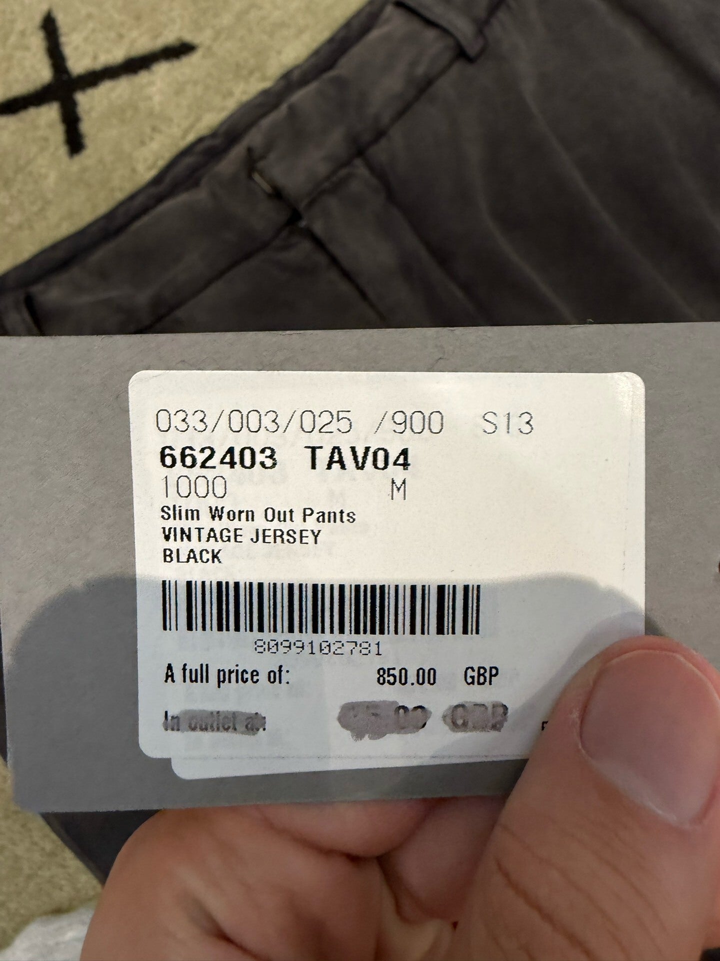 Balenciaga vintage Jersey Black Pants