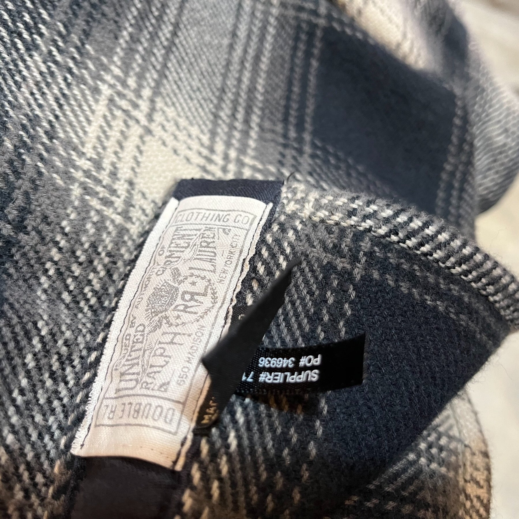 RRL Double RL Wool Plaid Shirt